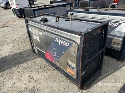 2012 Lincoln DX450 450 A Skid-Mounted Multi-Process Engine Driven Welder