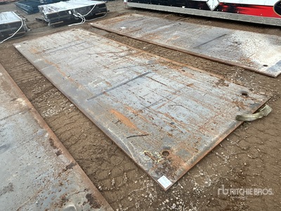 6 ft 7 in x 19 ft 8 in x 1 in Road Steel Plate (Unused)