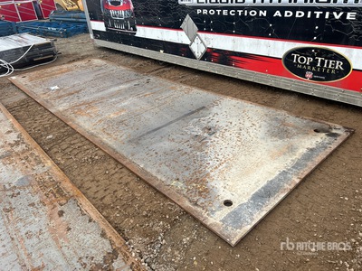 6 ft 7 in x 19 ft 8 in x 1 in Road Steel Plate (Unused)
