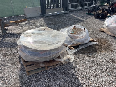 Quantity of (2) Pallets of Manhole Flat Iron Plates