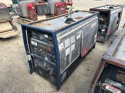 2012 Lincoln DX450 450 A Skid-Mounted Multi-Process Soldadora motorizada