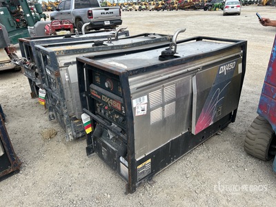 2013 Lincoln DX450 450 A Skid-Mounted Multi-Process Engine Driven Welder