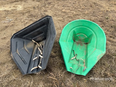 Quantity of (2) 8 in Poly Auger Hopper Divers