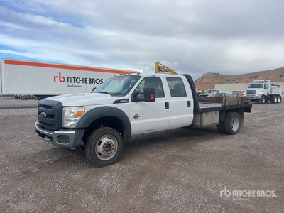 2015 Ford F-550 4x4 Crew Cab Camión Caja Abierta