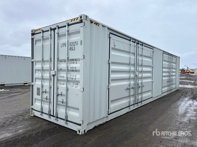 2025 40 ft High Cube Multi-Door Storage Container