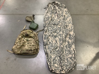 (14) Bivy Covers, (10) Field Packs, (39) Water Canteens & Assorted Items