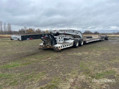 1980 Cozad 60 ton T/A Removable Gooseneck Lowboy Trailer