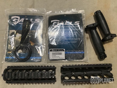 (26) Double Ring Flashlight Holders, (10) Upper Handguards & Assorted Items