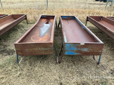 Quantity of (2) Roblin Welding 10 Ft Livestock Feeder