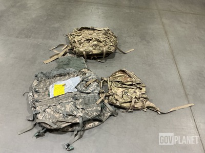 (10) Large Field Pack Sets, (18) Assault Packs & Assorted Items