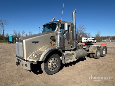 2009 Kenworth T800 6x4 T/A Day Cab Truck Tractor