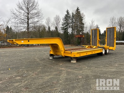 1988 Willock T/A Gooseneck Off Highway Equipment Trailer
