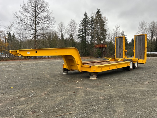 1988 Willock T/A Gooseneck Off Highway Equipment Trailer 1988 Willock T/A Gooseneck Off Highway Equipment Trailer