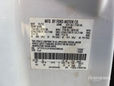 2013 Ford F-150 XL 4x2 Extended Cab بيك اب