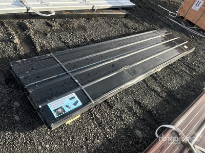 Quantity of (70) Black Metal Roof Panels (Unused)