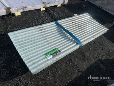 Quantity of (100) Clear Polycarbonate Roof Panels (Unused)