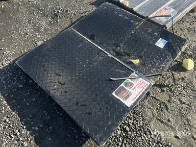 Quantity of (20) 3 ft x 4 ft (0.4 mm Thick) Black Diamond Stalen platen (Unused)