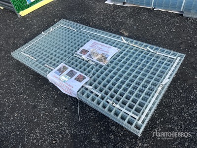 Quantity of (40) 12 Gauge Galvanized Steel Garden Mesh (Unused)