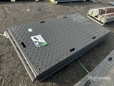 Quantity of (12) Ground Protection Road Mats (Unused)
