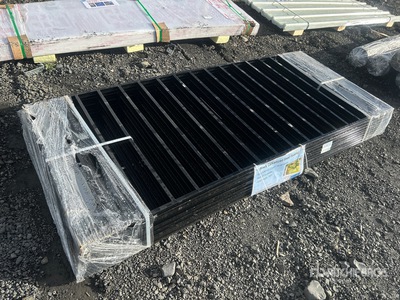 Quantity of (10) 7 ft 9 in x 3 ft 3 in Galvanized Fencing (Unused)