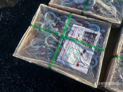 Quantity of (30) Heavy Duty D-Ring Shackle (Unused)