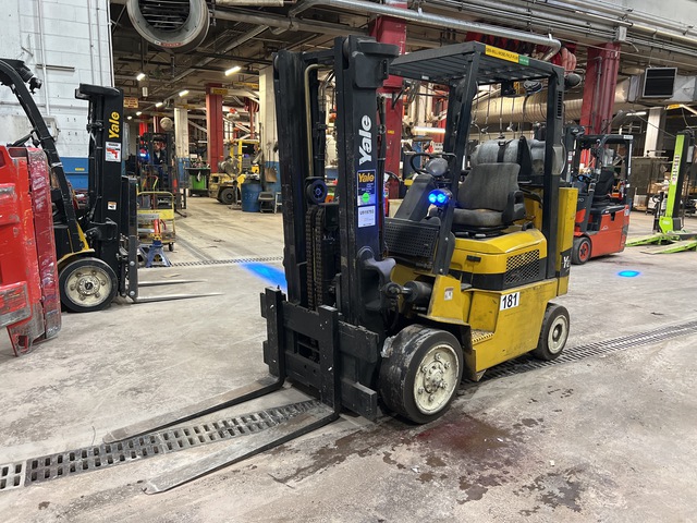 2004 Yale GLC080LJNGAE092 5000 lb Cushion Tire Forklift 2004 Yale GLC080LJNGAE092 5000 lb Cushion Tire Forklift