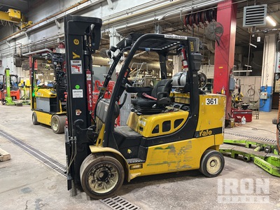 2015 Yale GLC120VXNGSE092 7100 lb Cushion Tire Forklift