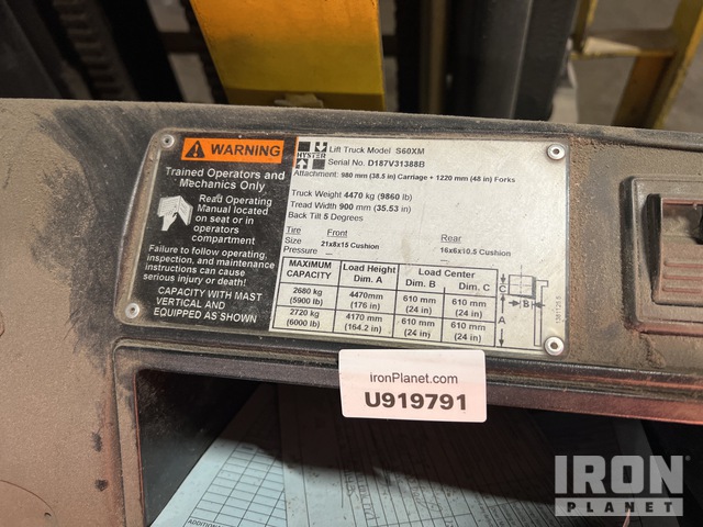 MONTACARGAS HYSTER S60XM