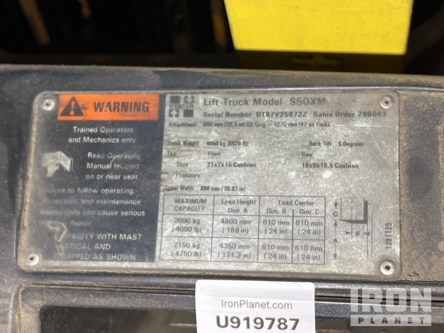 MONTACARGAS HYSTER S50XM