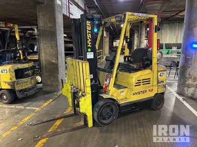 Hyster S50XM 4750 lb Cushion Tire Forklift