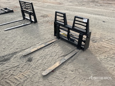 All-Star 48 in Hydraulic Fork Positioner Skid Steer Forks