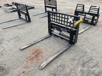 All-Star 48 in Hydraulic Fork Positioner Skid Steer Forks