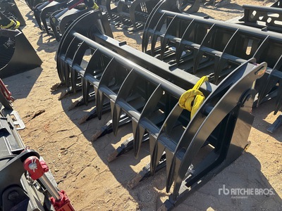 All-Star 84 In Skid Steer Root Rake