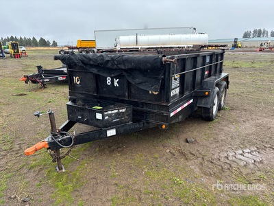 2008 C&B TL 12 ft T/A Dump Utility Trailer