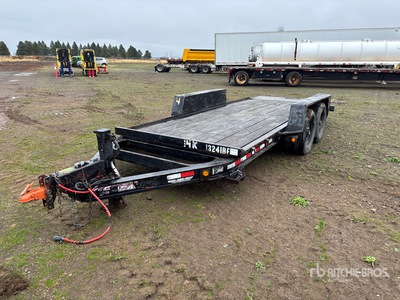 2015 Towmaster T-12DT 16 Ft T/A Tilt Deck Trailer