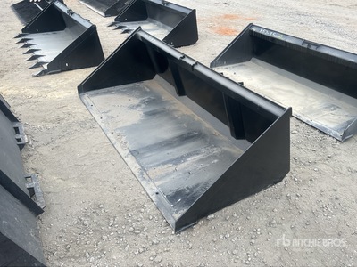 Mid-State 84 in Snow Skid Steer Bucket