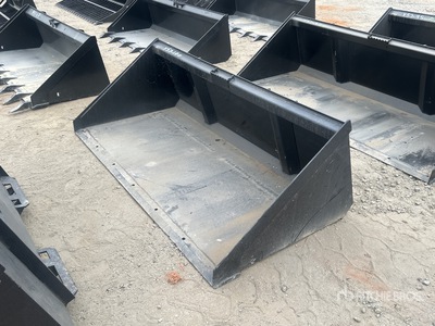 Mid-State 78 in Snow Skid Steer Bucket