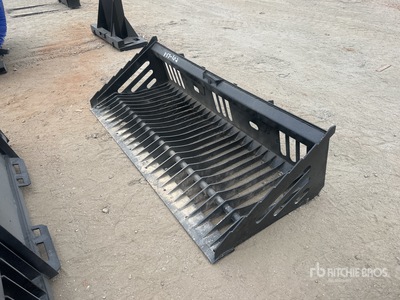 Mid-State 84 in Rock Skid Steer Bucket