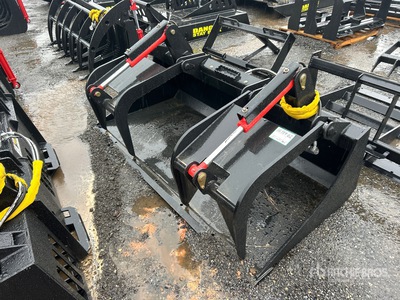 Mid-State E-Series 72 in スキッドステア用グラップル