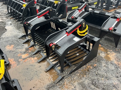 All-Star E-Series 72 in スキッドステア用グラップル