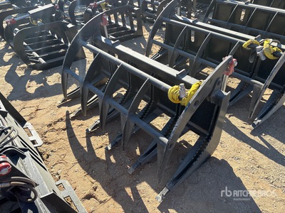 Mid-State 60 In E-Series Skid Steer Root Rake