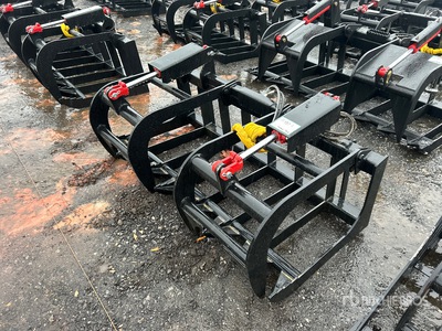 All-Star E-Series 60 in Root スキッドステア用グラップル