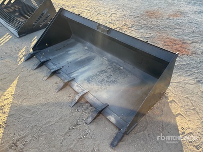 74 In Low Pro w/Teeth Skid Steer Bucket