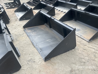 All-Star 74 in Snow Skid Steer Bucket