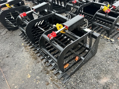 All-Star E-Series 68 in Rock スキッドステア用グラップル