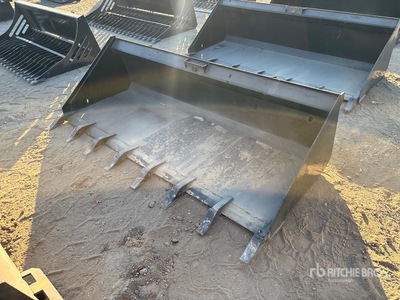 All-Star 80 In Low Pro w/Teeth Skid Steer Bucket