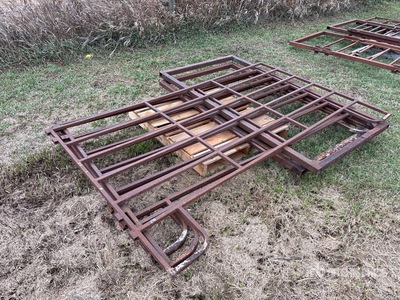 Quantity of (2) Steel 8 Ft Vee Poort