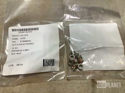 (350) Wesco Aircraft ST3M864A4 Plain Extended Nuts