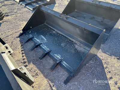 All-Star 66 in Q/C General Purpose 66 In Rock w/Teeth Skid Steer Bucket