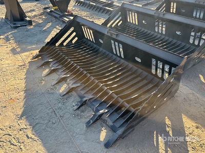 All-Star 80 In Rock w/Teeth Skid Steer Bucket